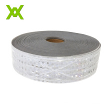 Cheap Price Micro-Prisma Warning PVC Reflective Tape 220 Microns Transparent Reflective Film For Clothing